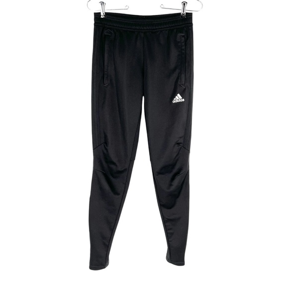 Adidas Tiro 17 Pants Womens Size XS Black Soccer Training Athletic Ankle Zip - Picture 1 of 13